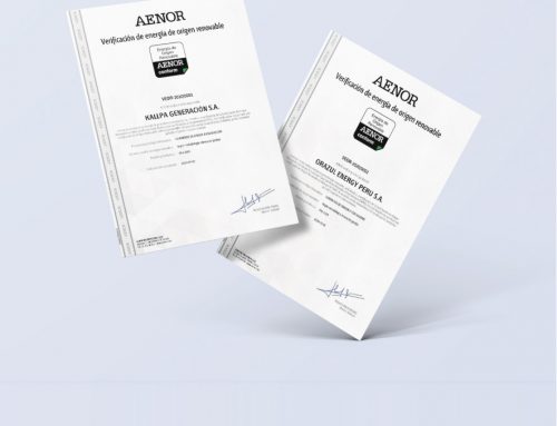 Nuestra energía renovable 100% certificada