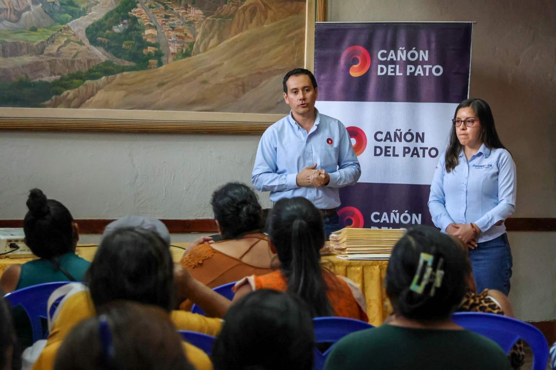 Hidroeléctrica Cañón del Pato impulsa taller de capacitación en seguridad alimentaria en Huallanca