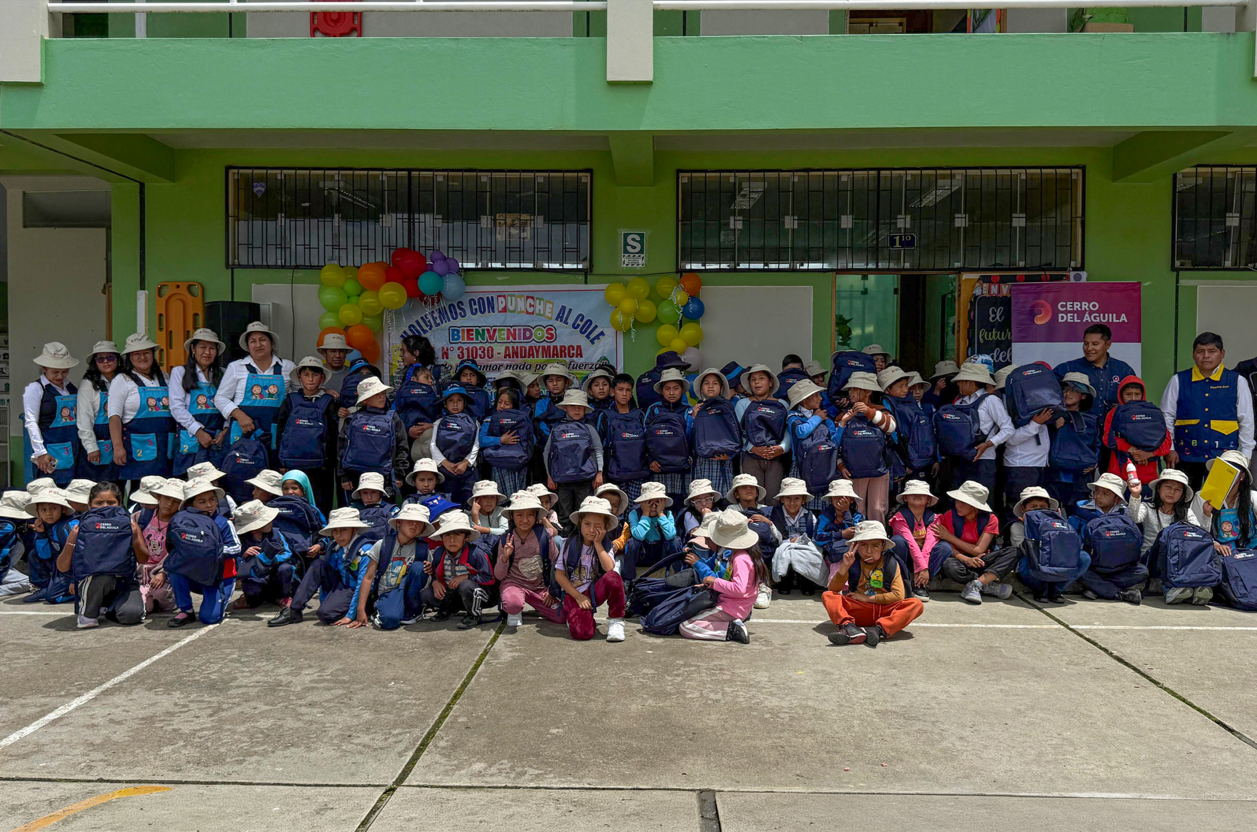 Cerro del Águila Hydroelectric Plant supports the start of the school year for over a thousand students in Tayacaja, Huancavelica