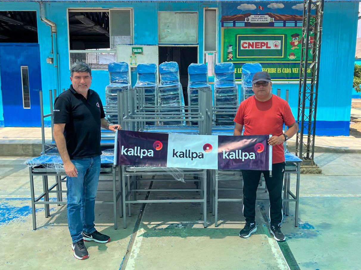 More than 3,000 students in Chilca benefit from educational infrastructure improvements driven by Kallpa